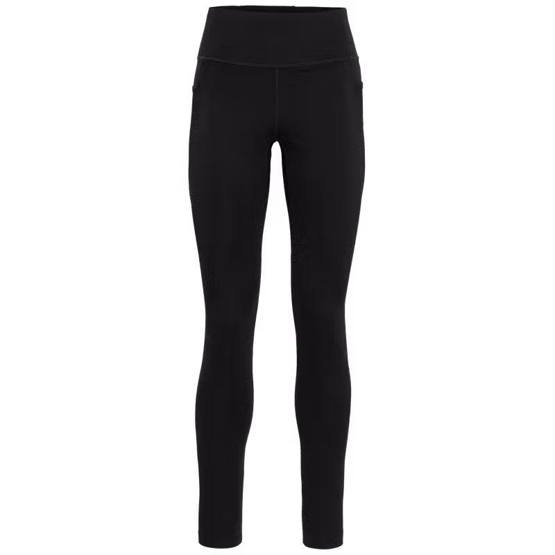 Kari Traa Nia Tights in black, a high-impact training legging made from recycled materials with convenient side pockets.