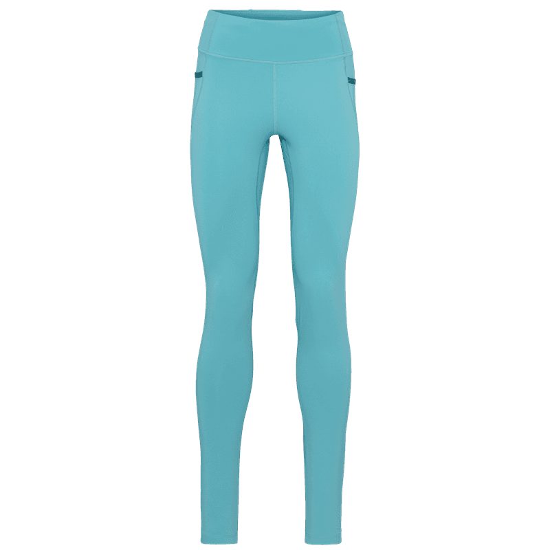 Kari Traa Nia Tights in blue lagoon, a high-impact training legging with 4-way stretch and convenient side pockets.