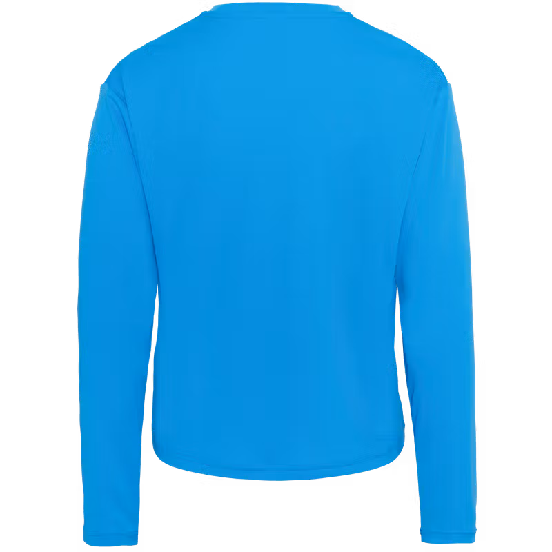 Back of the Kari Traa Una Long Sleeve in blue horizon, showcasing the clean design of this 4-way stretch top.