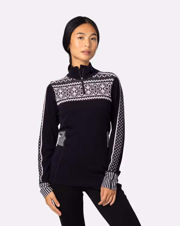 Ines Half Zip - 100% Merino Wool
