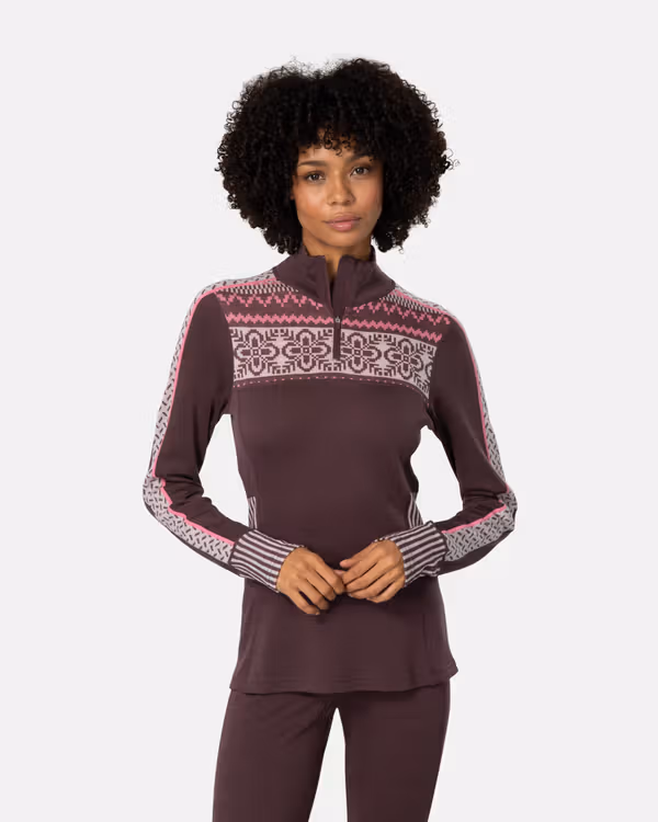 Ines Half Zip - 100% Merino Wool