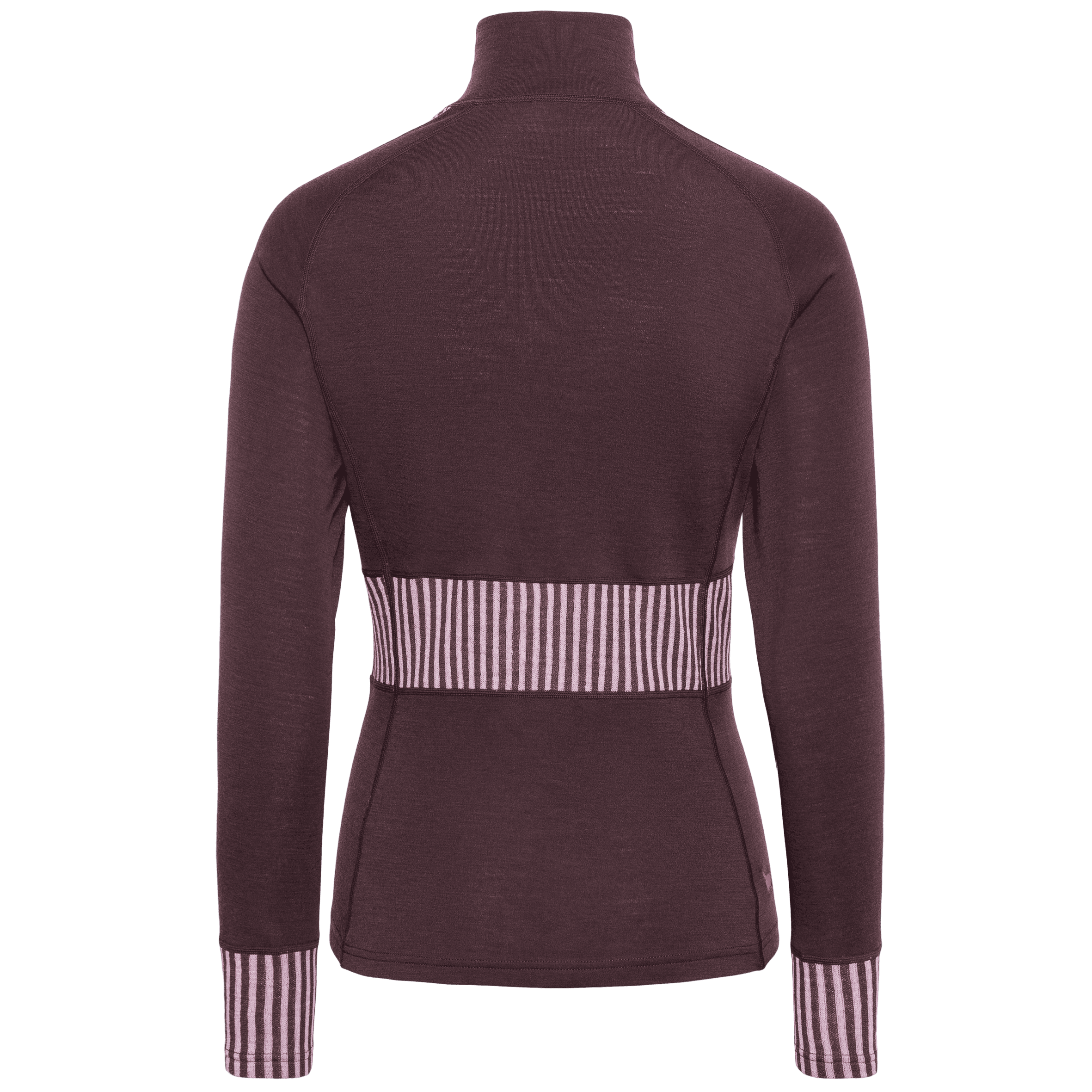 Ines Half Zip - 100% Merino Wool - COCOA POWDER